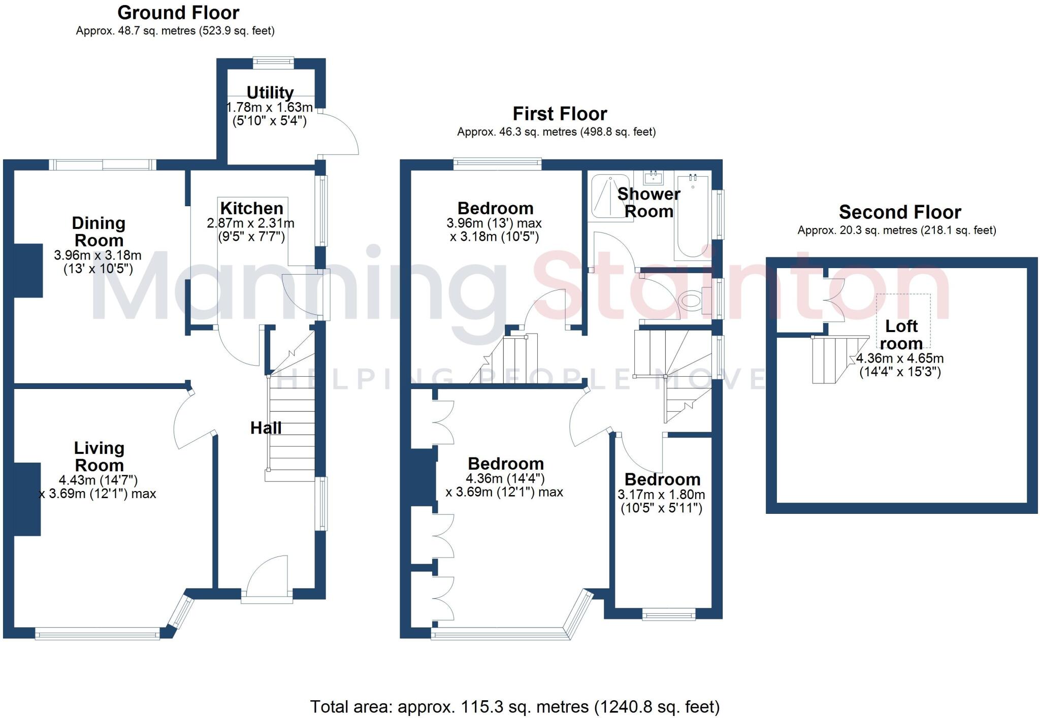Buckstone Grove, Leeds, West Yorkshire floorplan