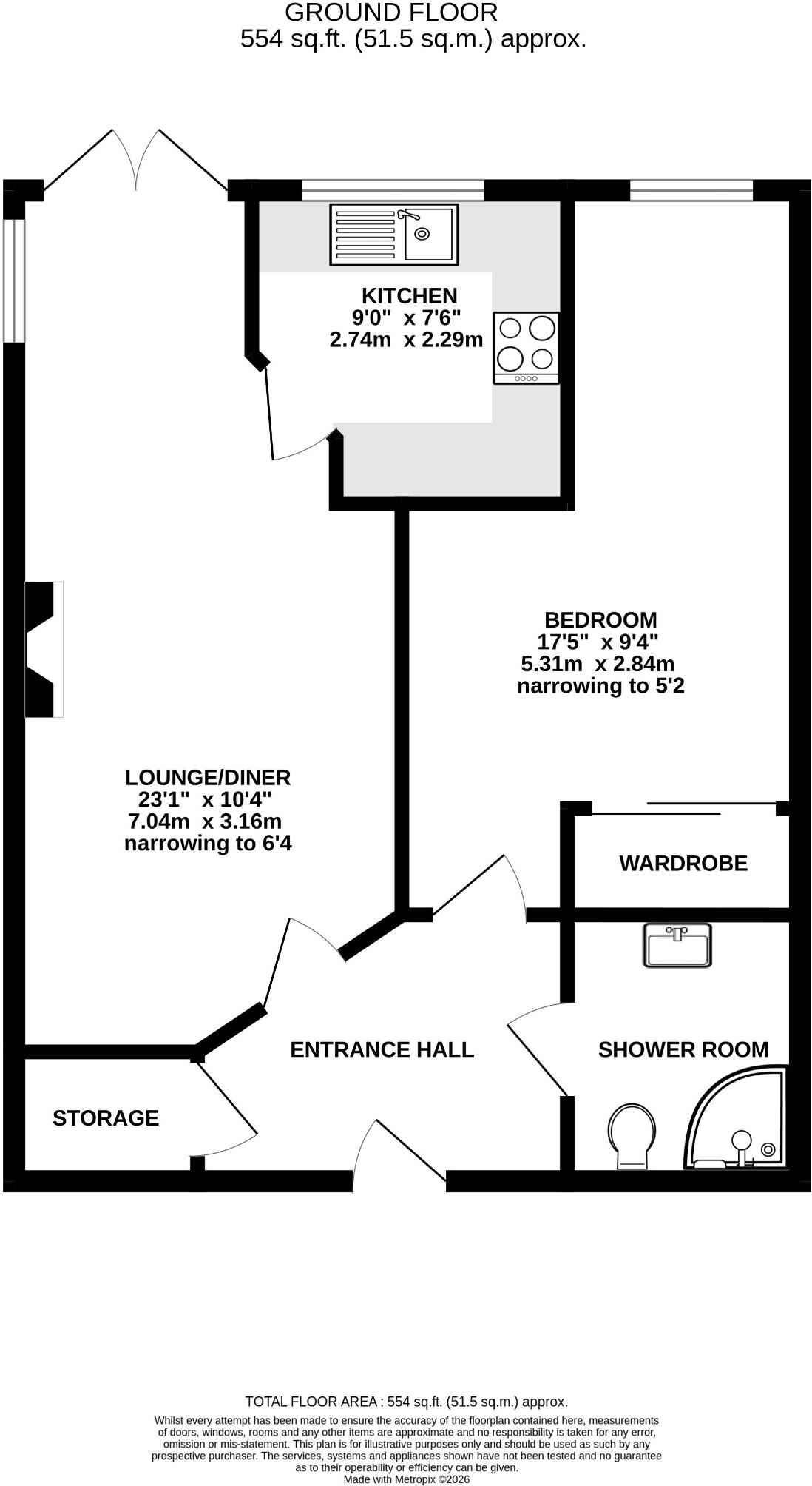 South Street, Hythe floorplan