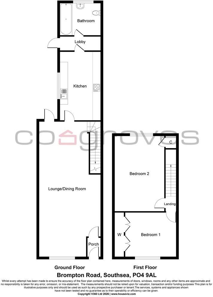 Brompton Road, Southsea floorplan