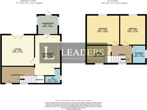 George Street, Forest Town, Mansfield floorplan