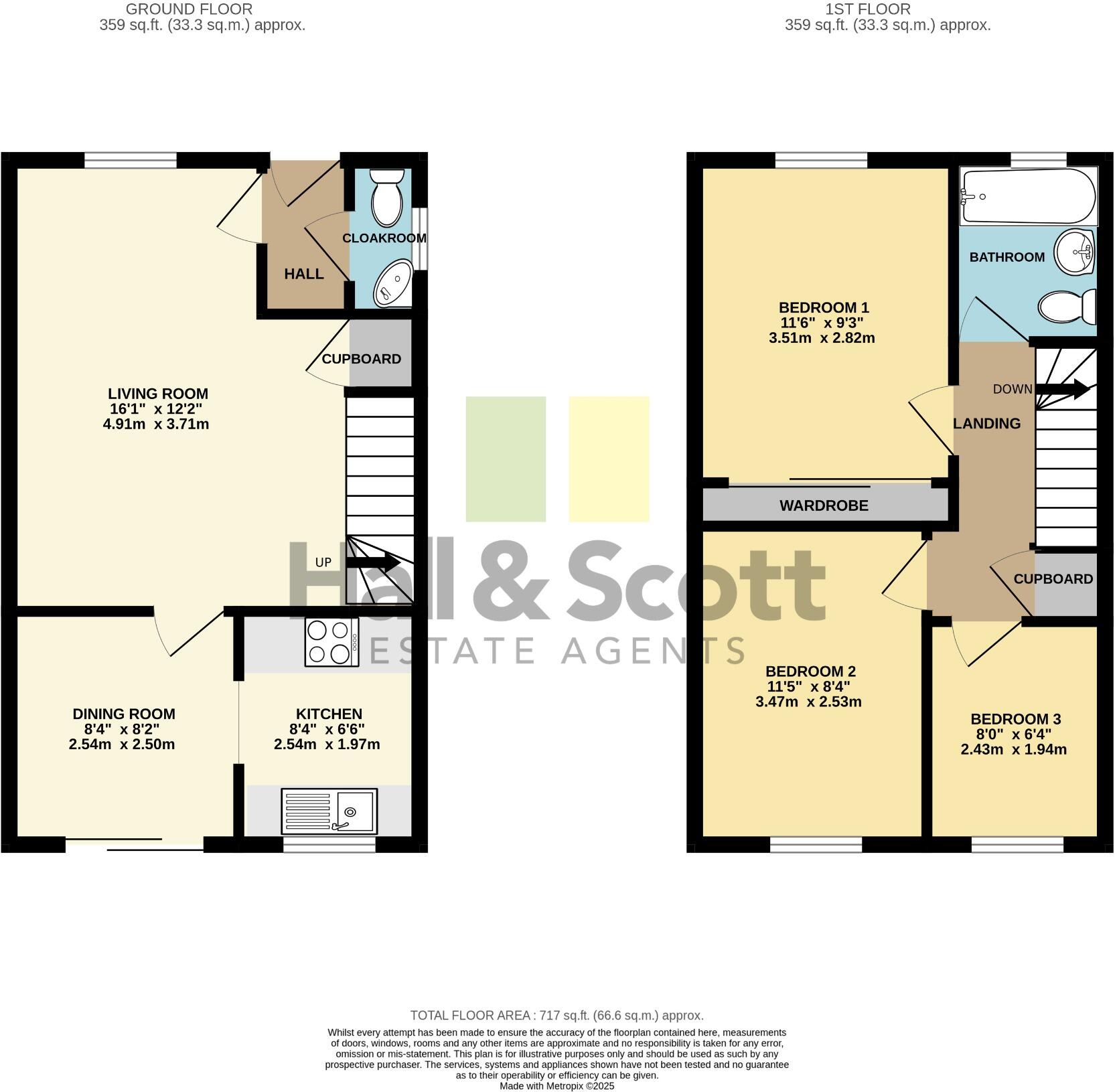 Plume of Feathers Close, Ottery St Mary floorplan