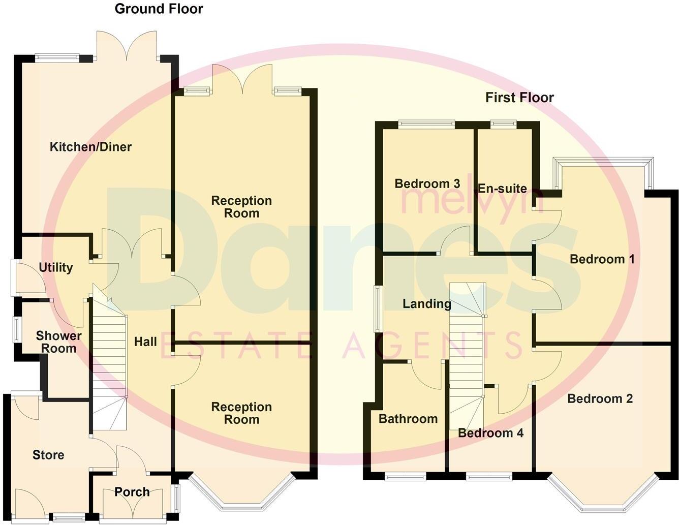 Heythrop Grove, Moseley, Birmingham floorplan