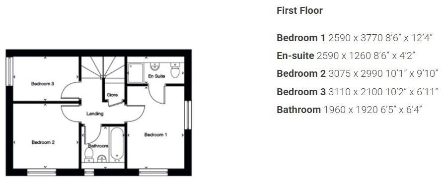 Shetland Road,  
Salford, 
M5 4BX floorplan