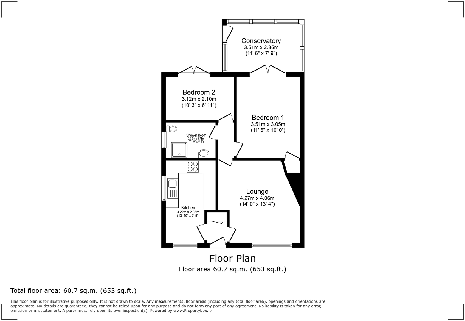 Lon Y Gors, Pensarn, Abergele, LL22 7RU floorplan