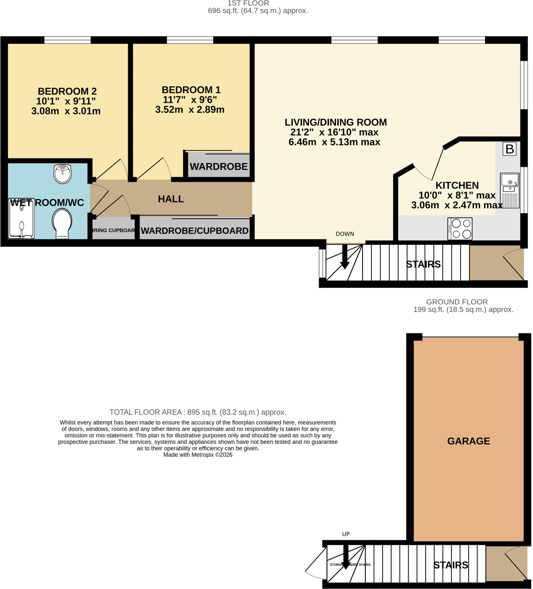 Bay Court, Seaton, Devon, EX12 floorplan