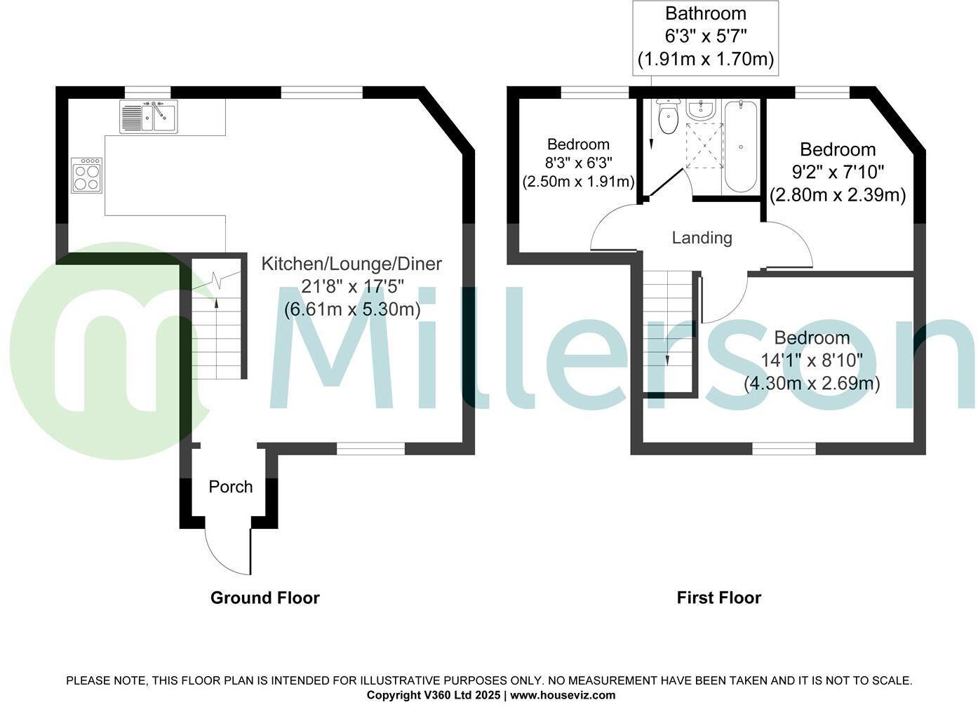 Elm Cottages, Leedstown, Hayle floorplan