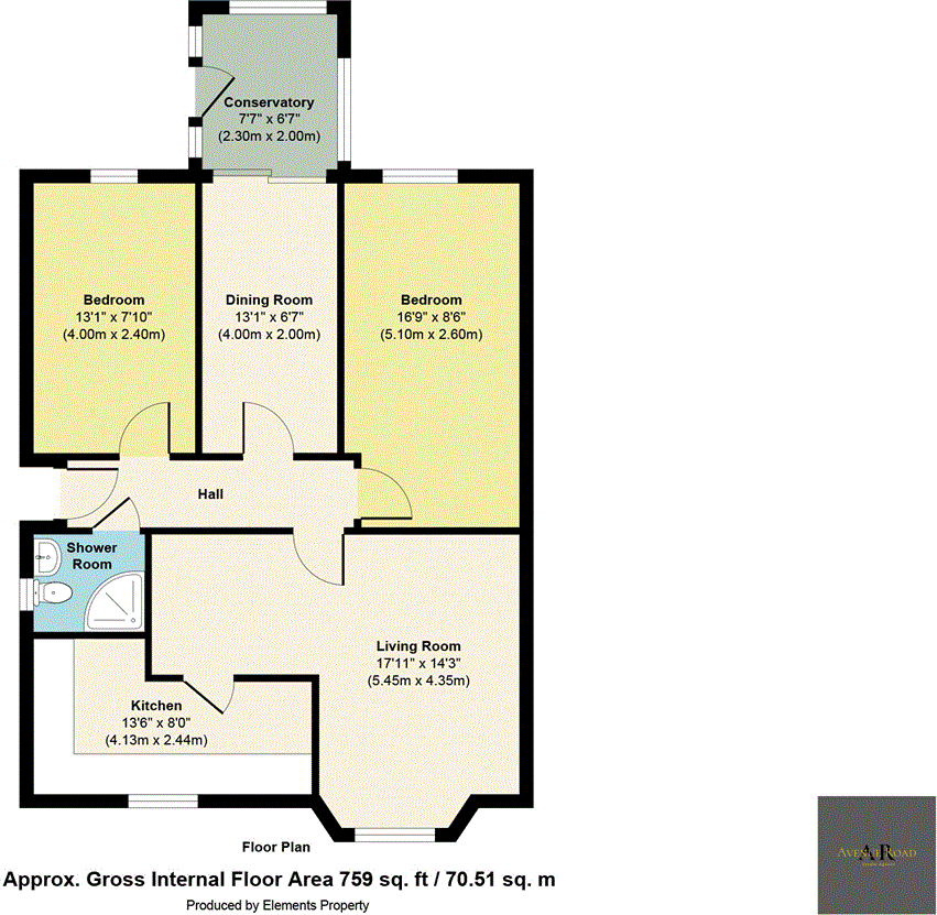 15 Redwood Grove, Newtongrange, EH22 floorplan