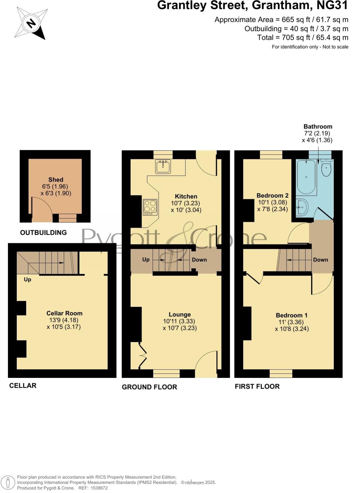 Grantley Street, Grantham, Lincolnshire, NG31 floorplan