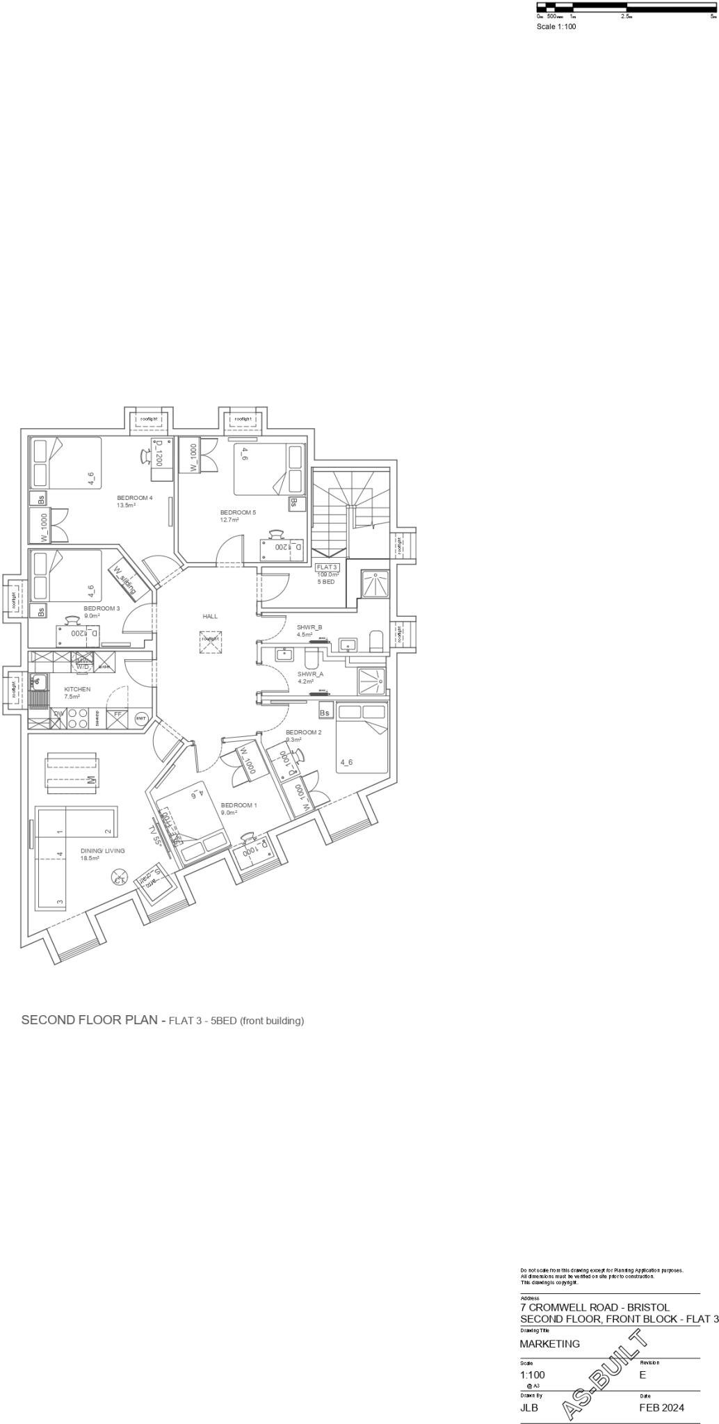 Flat 3, 7, Cromwell Road BS6 5HD floorplan