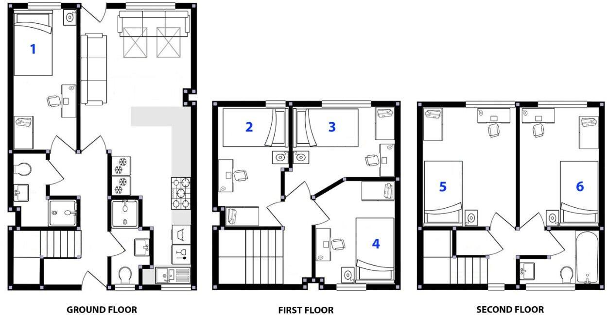 Sherwin Walk, Nottingham NG3 floorplan