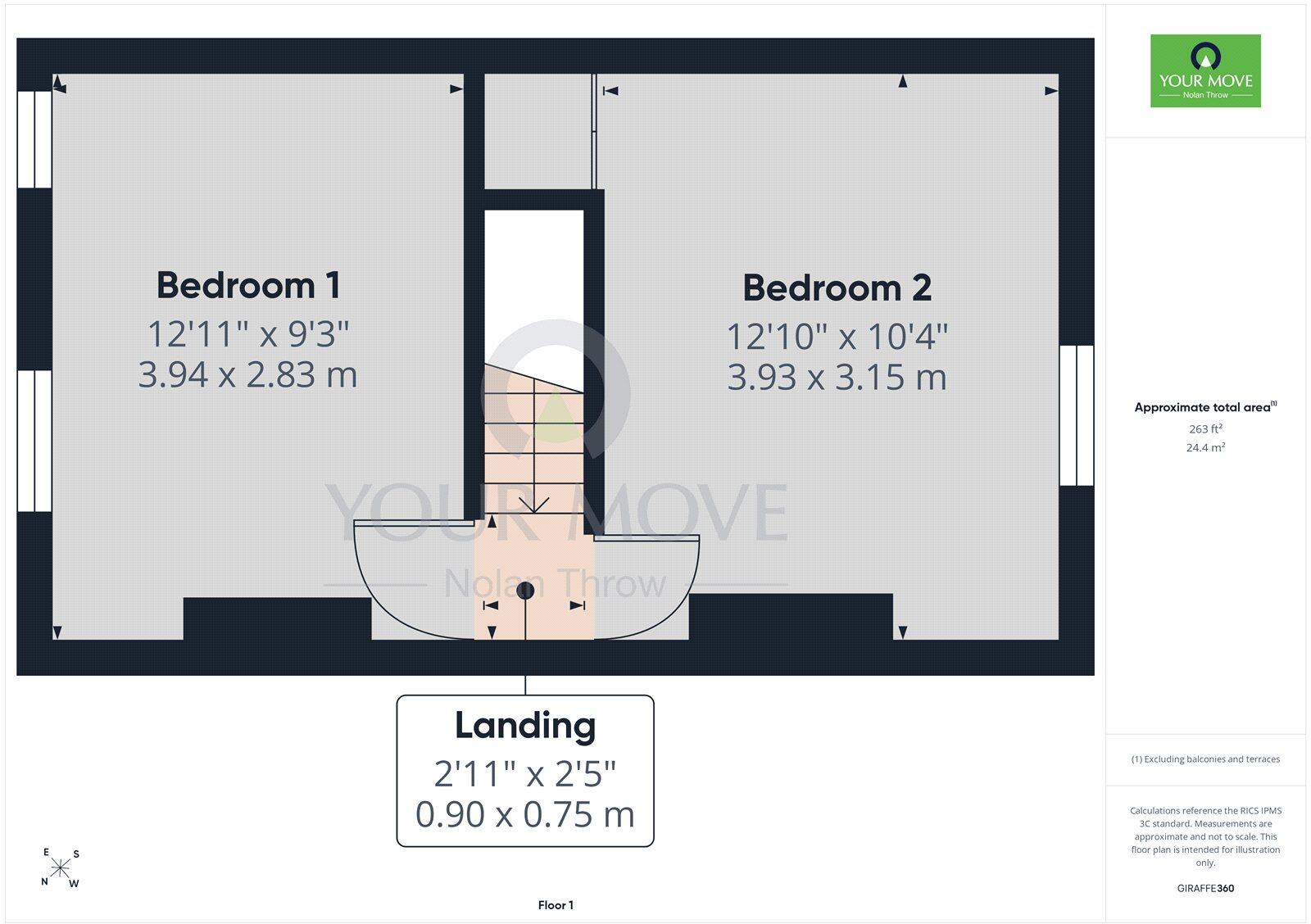 Queens Park, Aylesbury, Buckinghamshire, HP21 floorplan