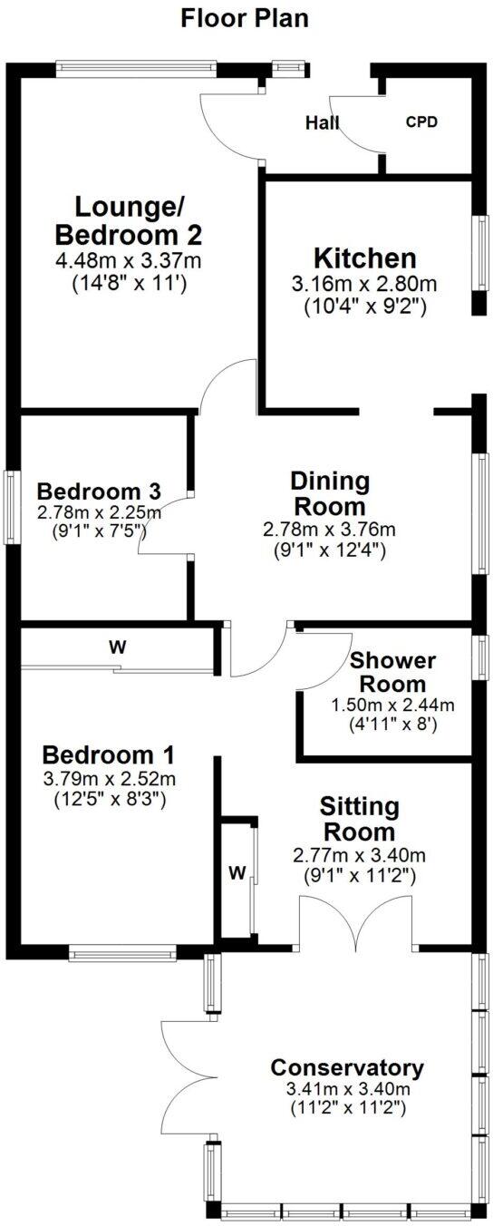 24 Gregory Street, Mauchline, KA5 6BY floorplan