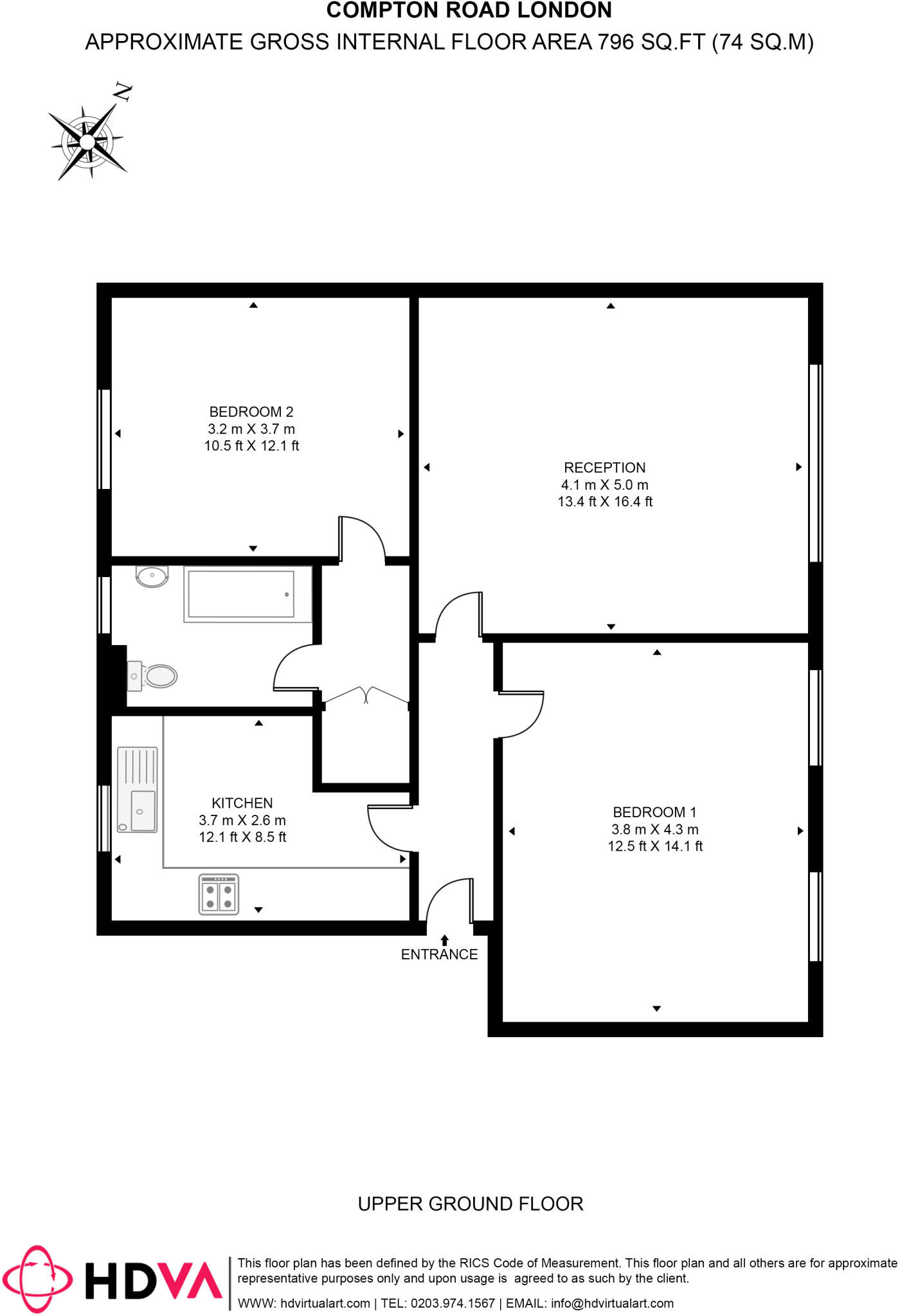 Compton Road, Islington, N1 floorplan