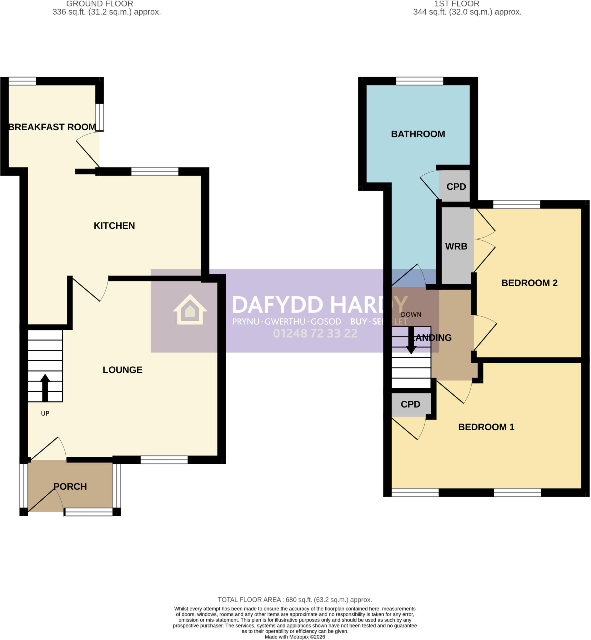 Tabernacle Terrace, Bethesda, Bangor, Gwynedd, LL57 floorplan