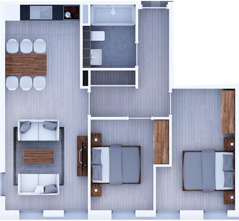 One Baltic Square, Liverpool Baltic Triangle Apartment floorplan