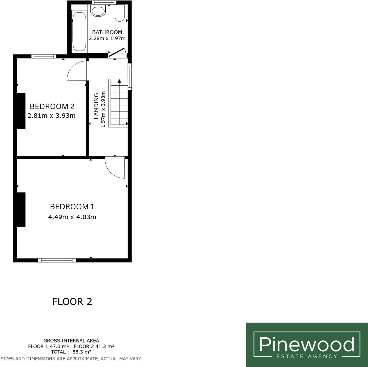 Hawthorne Villas, Ewloe, Flintshire, CH5 floorplan