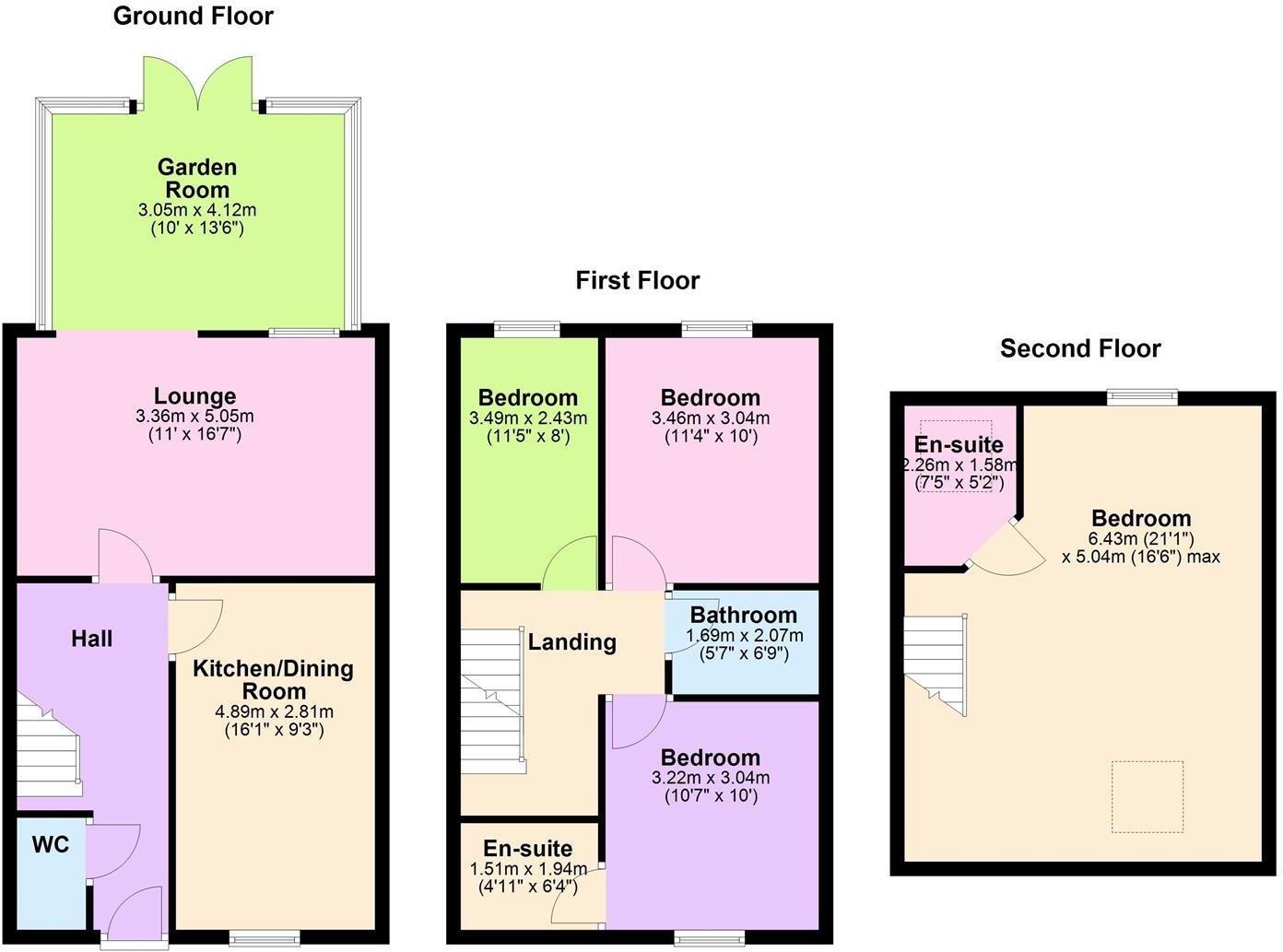 Rectory Gardens, Newbold Verdon floorplan