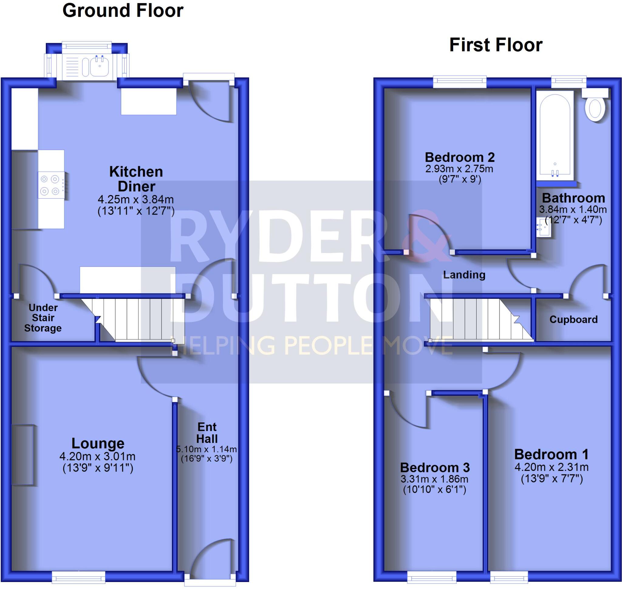 Spring Street, Crawshawbooth, Rossendale, BB4 floorplan