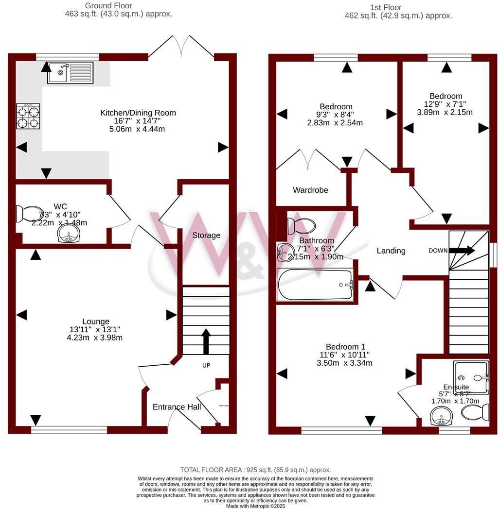 Brunel Way, Whiteley floorplan