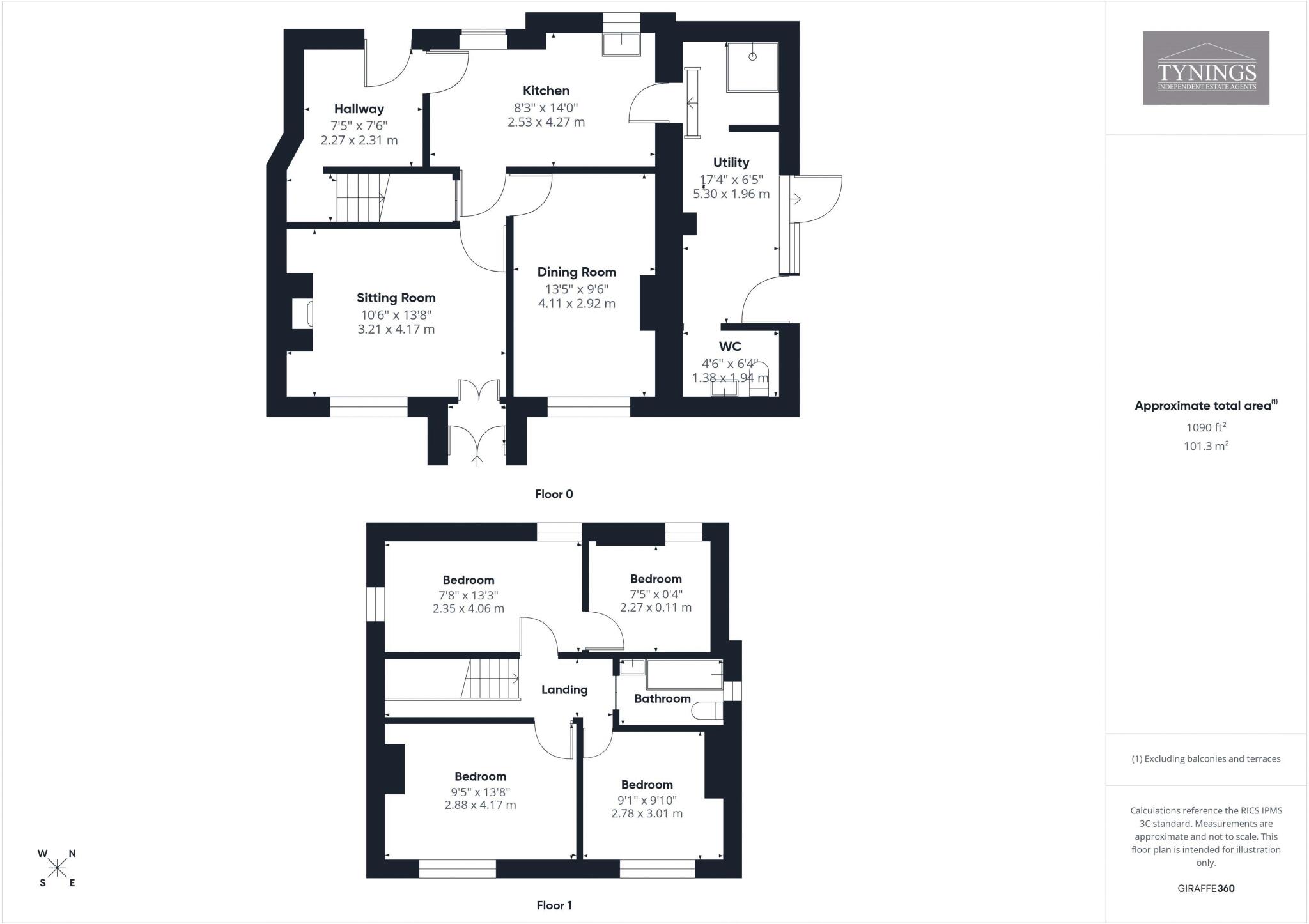 Hazel Elm, Midford, Bath floorplan