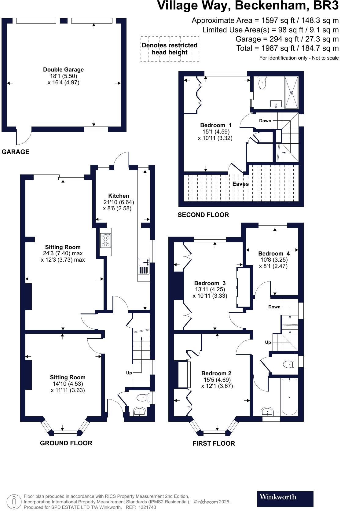 Village Way, Beckenham, BR3 floorplan