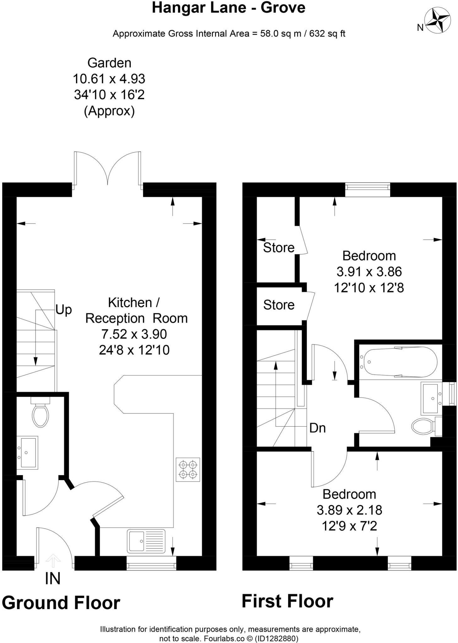 Hangar Lane, Grove, OX12 floorplan
