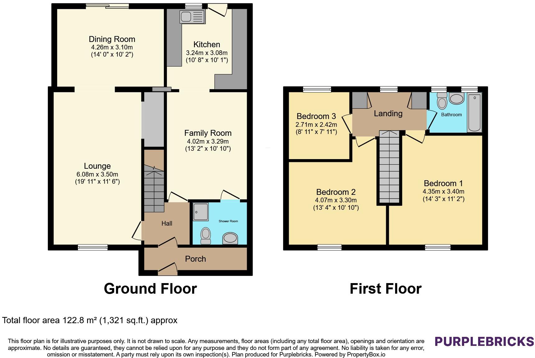 Nevin Crescent, Cardiff, CF3 floorplan
