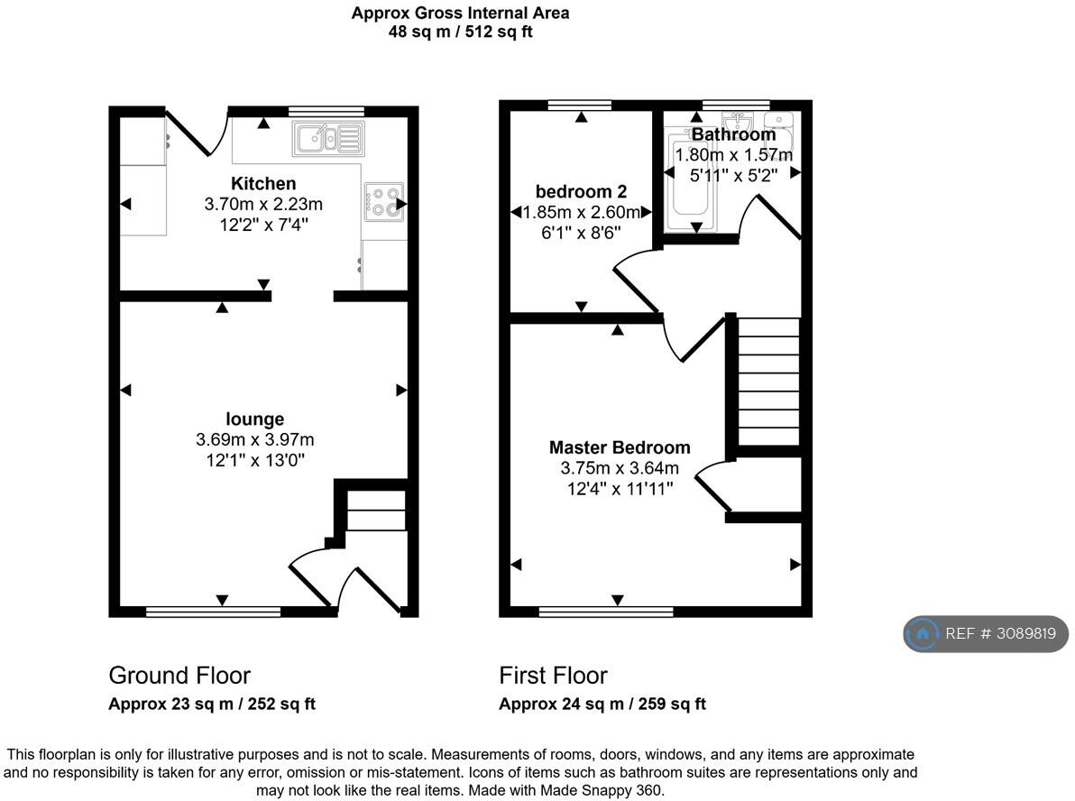 Crest View, Nottingham, NG5 floorplan