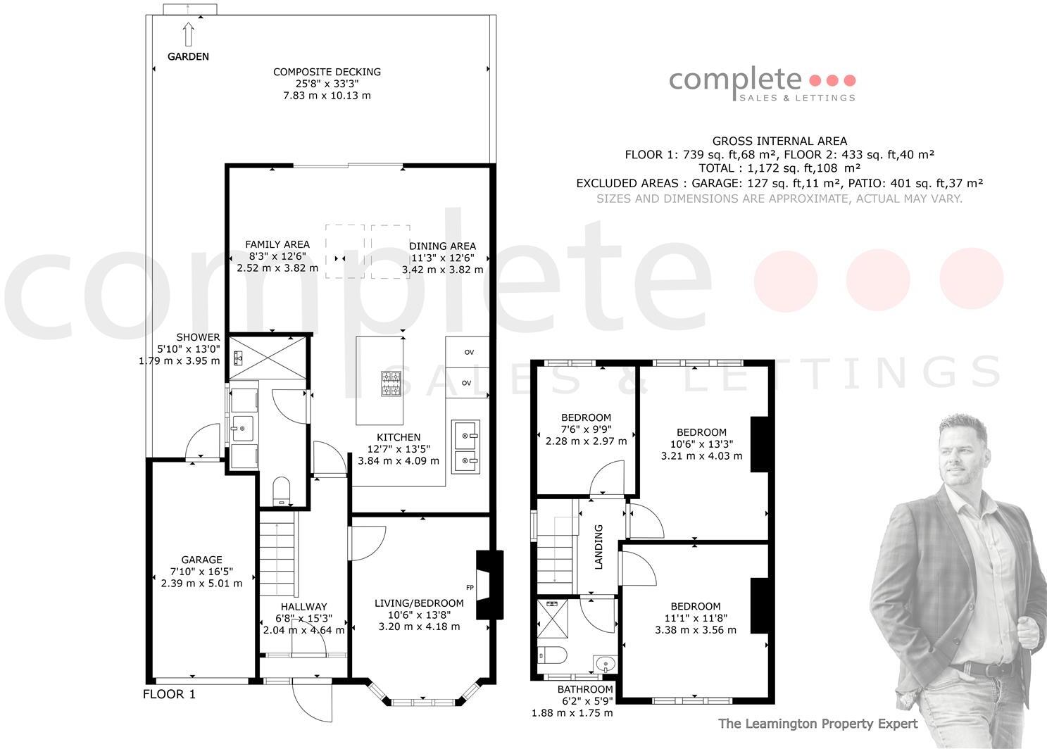 Cubbington Road, Leamington Spa floorplan