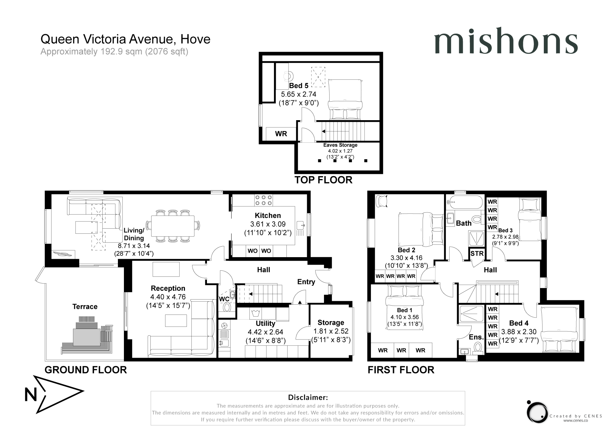 Queen Victoria Avenue, Hove, BN3 floorplan