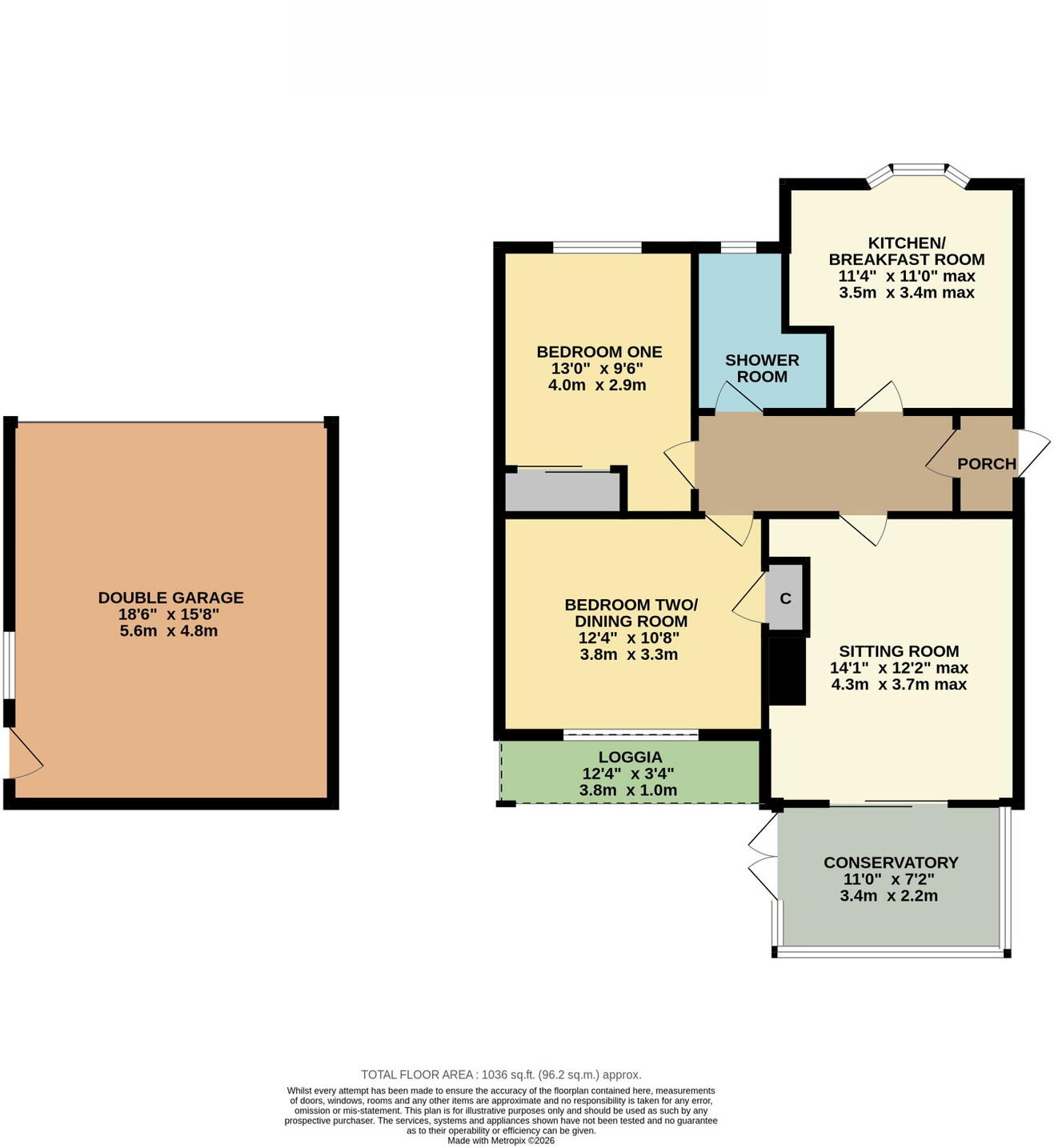 Castle Hill, East Leake floorplan