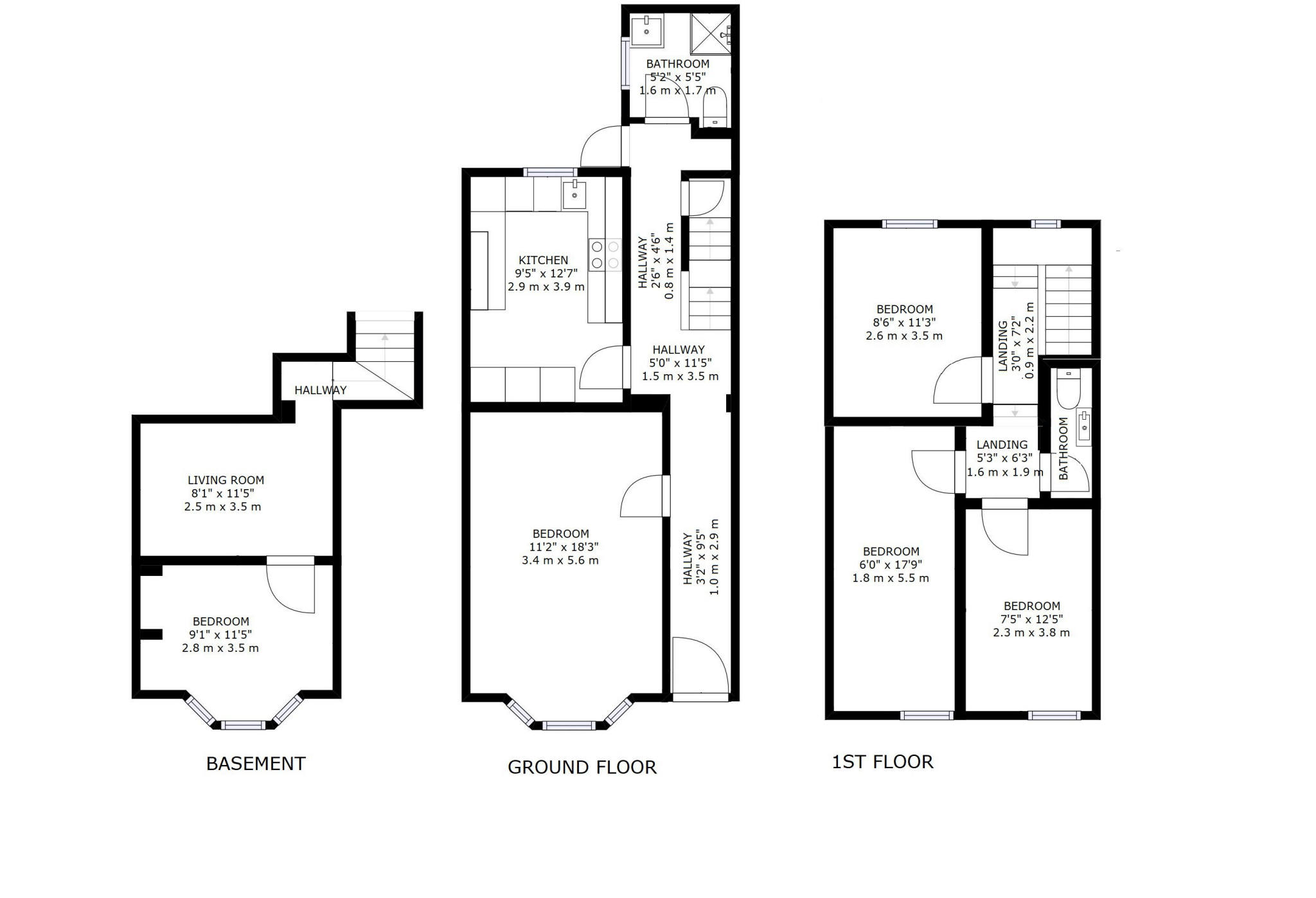 105 Clarendon Street, Leamington Spa floorplan