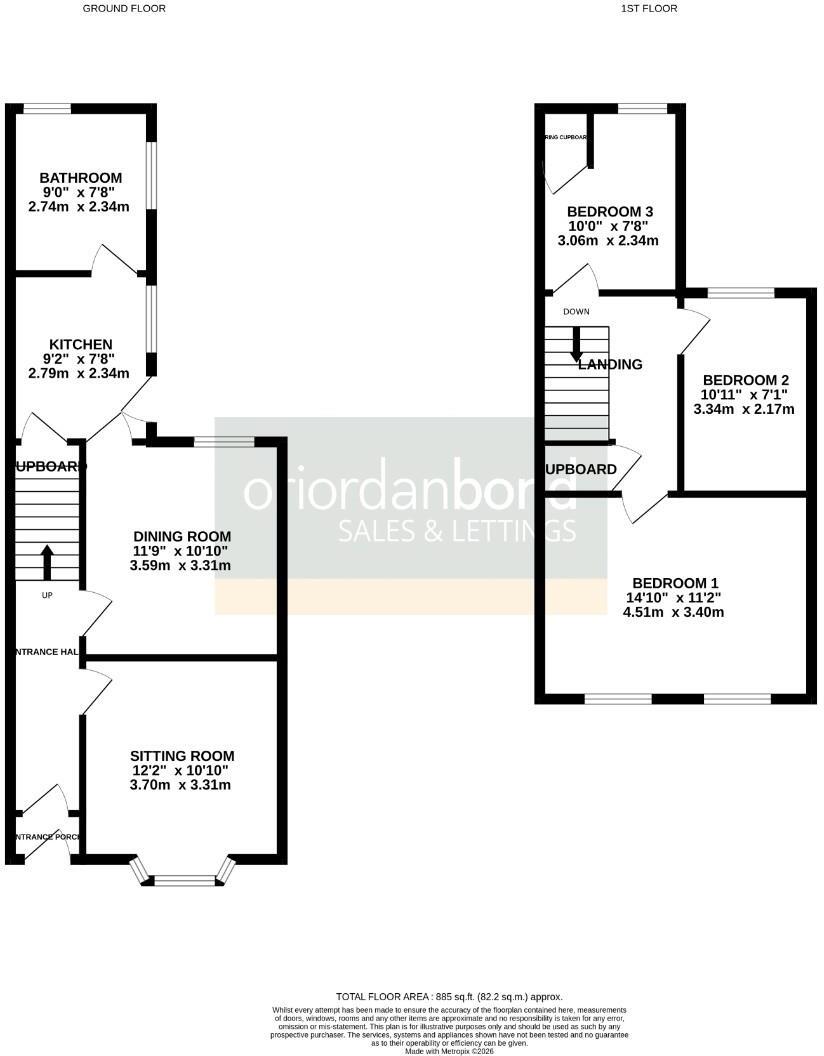 Cromwell Road, Rushden, Northamptonshire NN10 floorplan