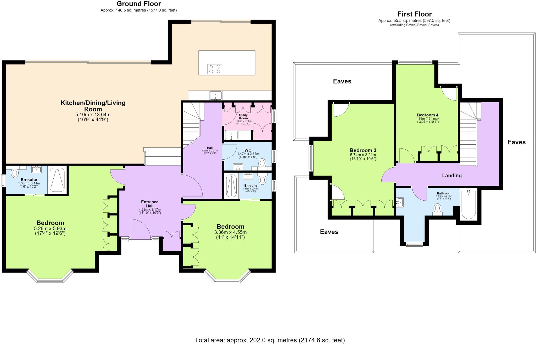 Newberries Avenue, Radlett, Hertfordshire, WD7 floorplan