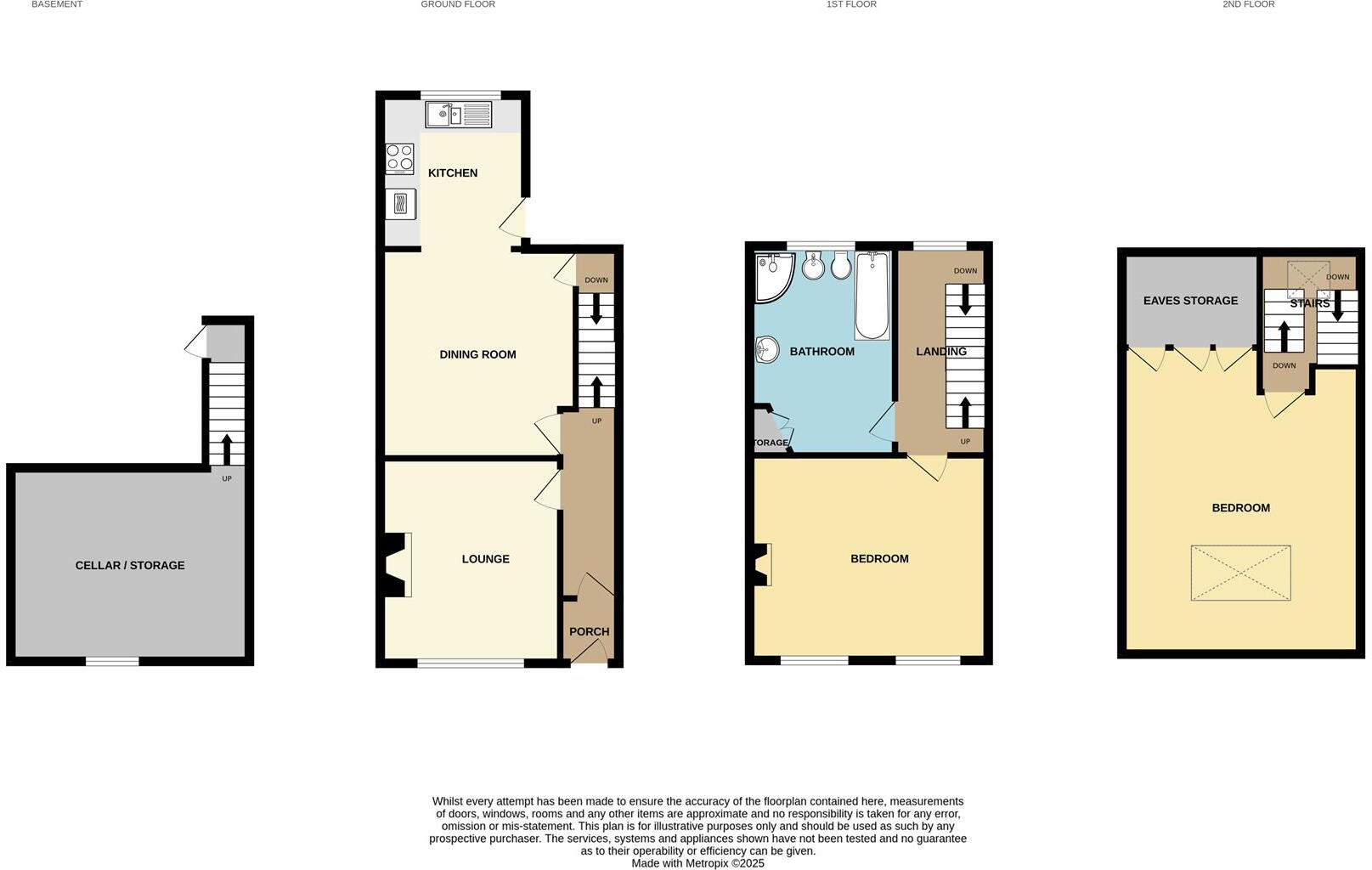 Brooklands, Buxton floorplan