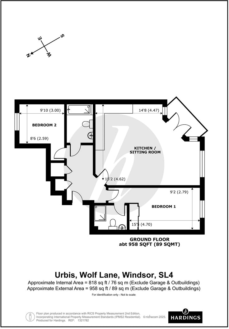 Wolf Lane, Windsor floorplan