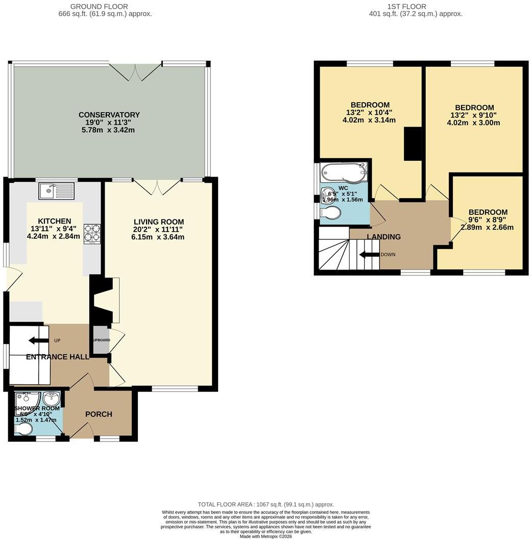 Heath View, Leiston floorplan