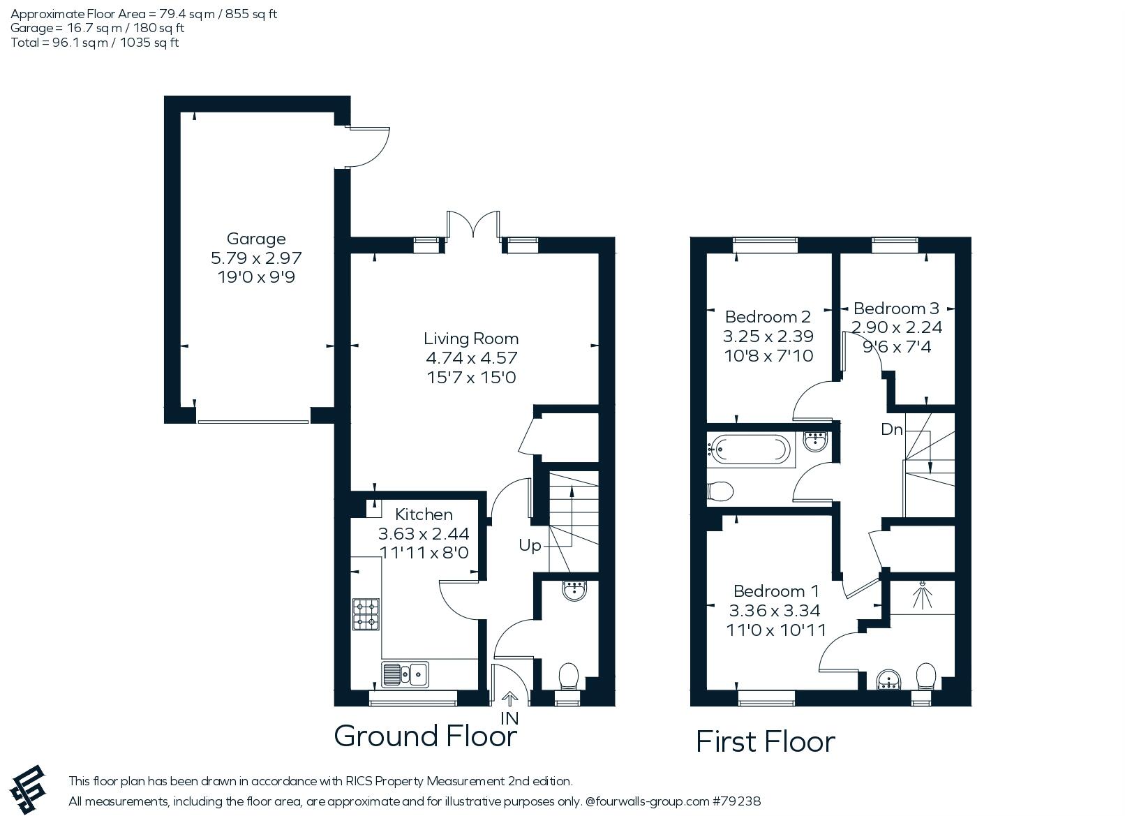 The Towpath, Arundel, BN18 floorplan