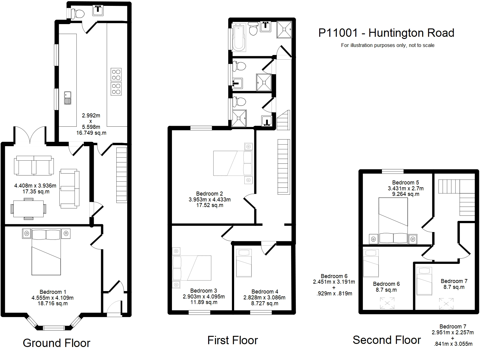Huntington Road , York floorplan