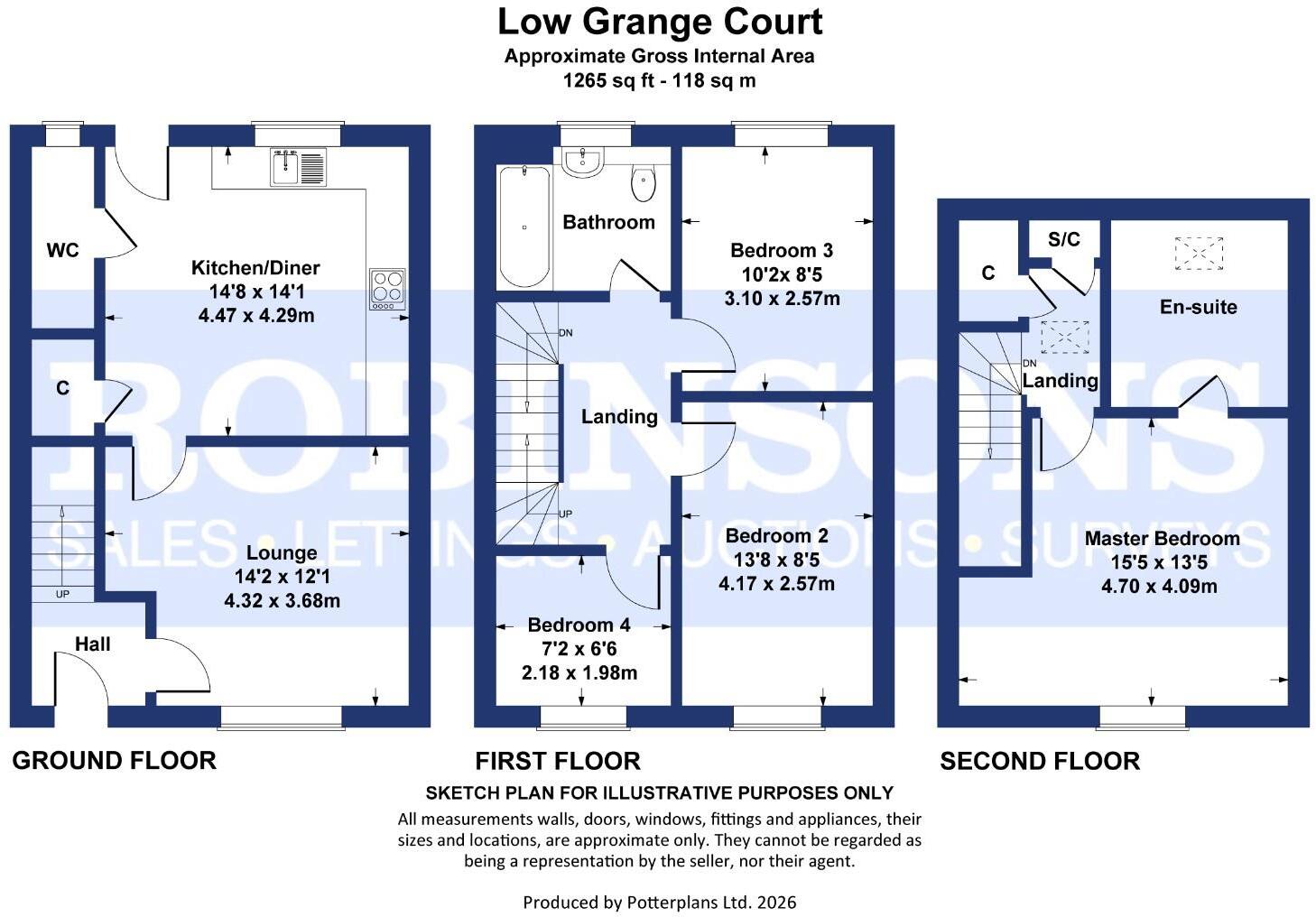 Low Grange Court, Spennymoor floorplan
