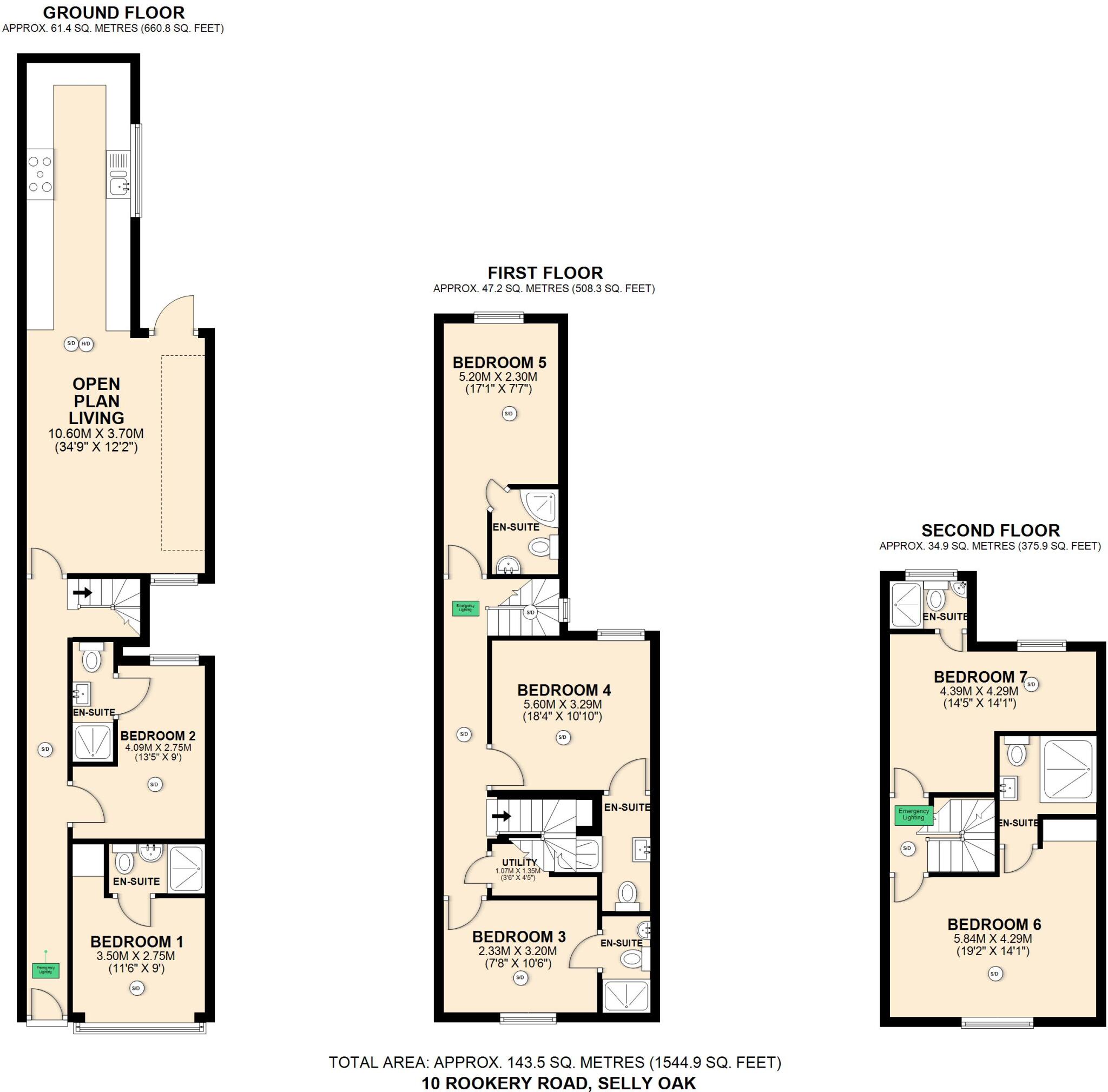 10, Rookery Road, Selly Oak, Birmingham floorplan