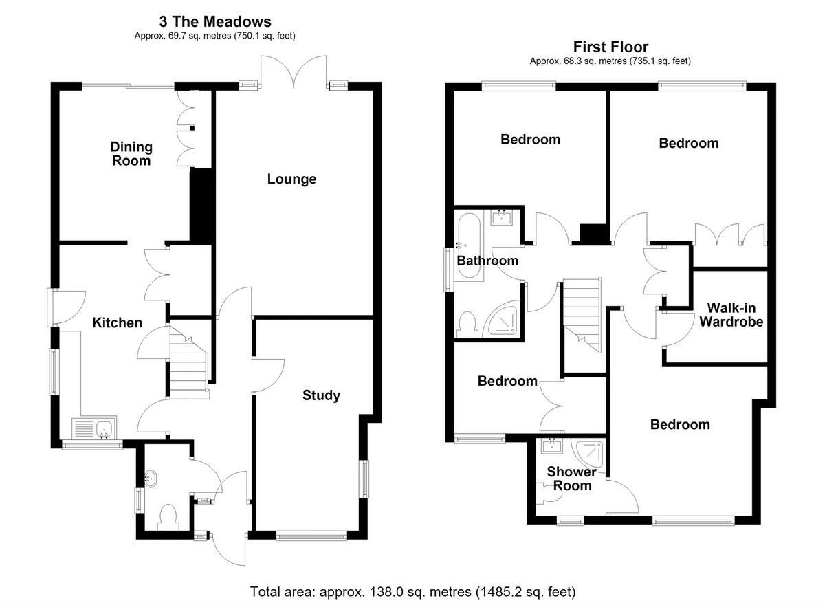 The Meadows, Uttoxeter, ST14 floorplan