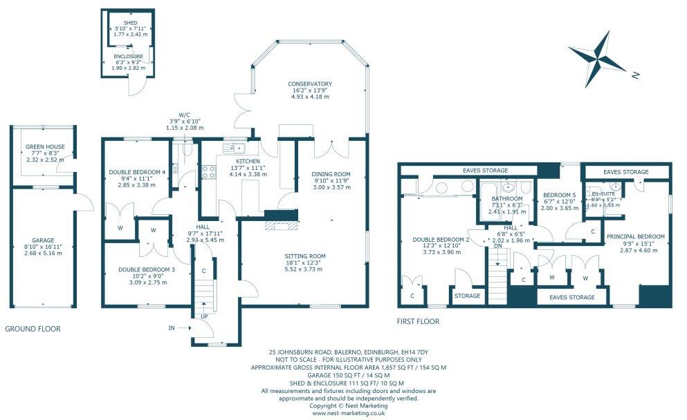 25 Johnsburn Road, Balerno, Edinburgh, EH14 7DY floorplan