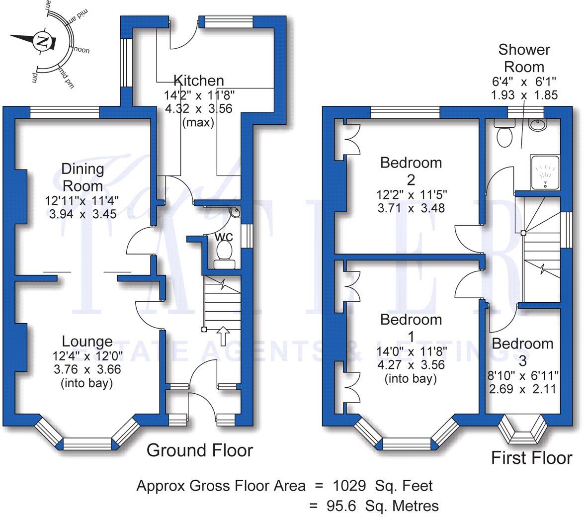 Bickerton Avenue, Higher Bebington, Wirral floorplan