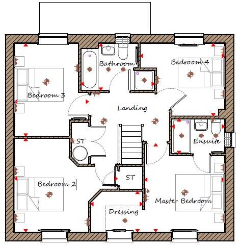 Roman Road 
Harpole, Northamptonshire, 
NN7 4HD floorplan