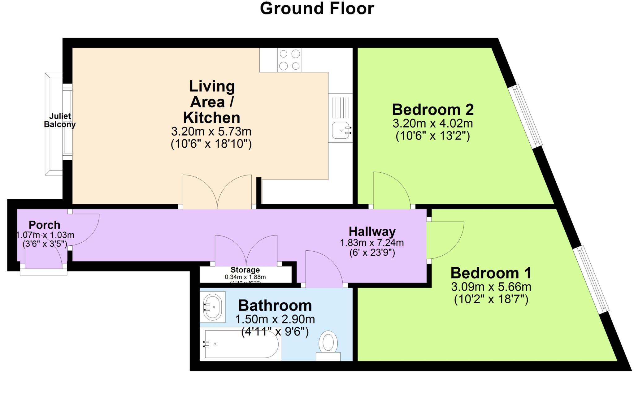 North Road, St Helens floorplan