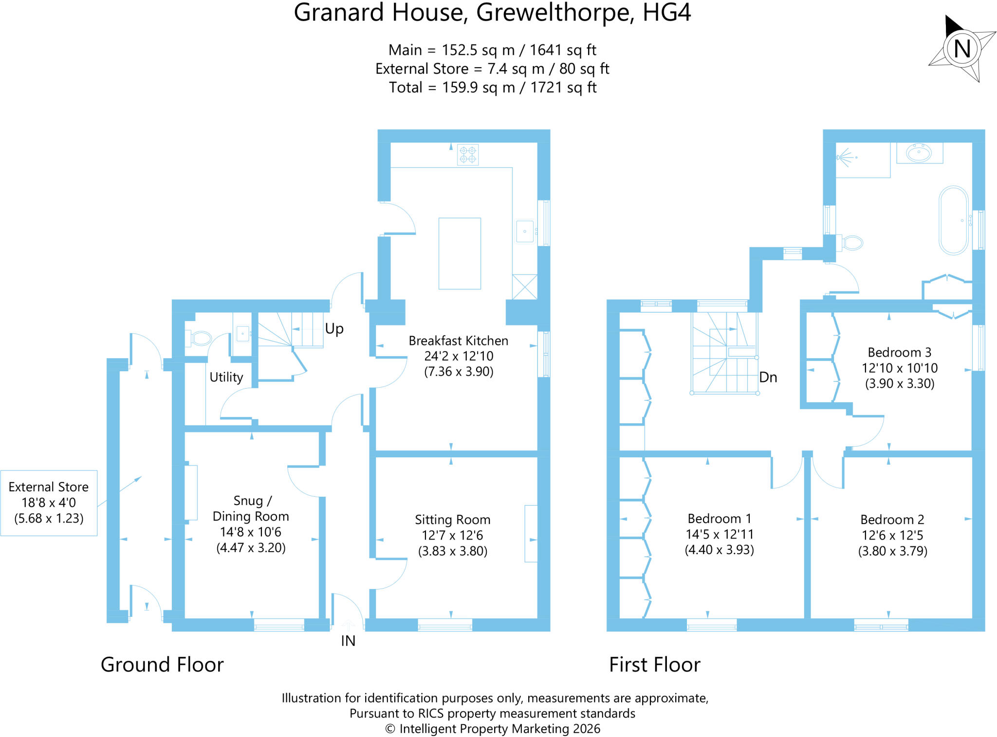 Grewelthorpe, Ripon, North Yorkshire, HG4 floorplan