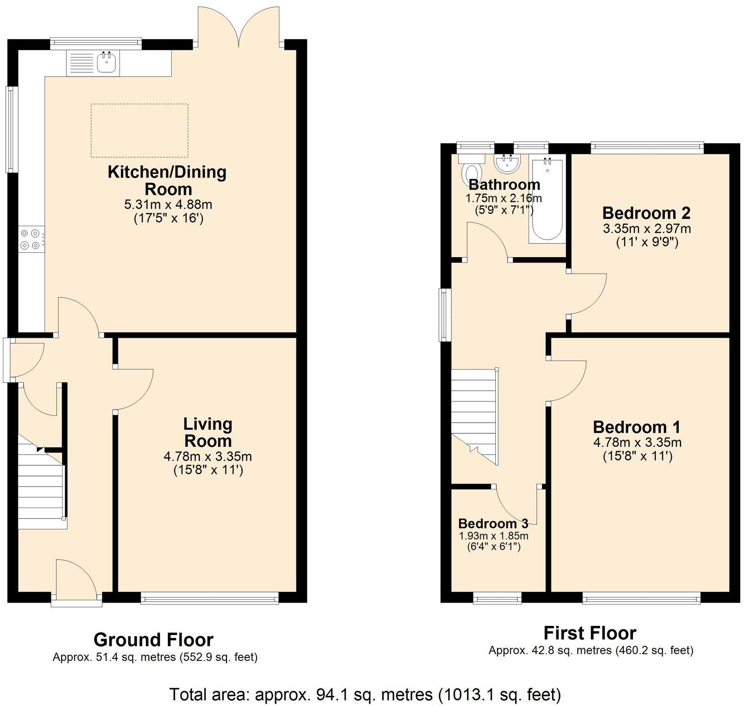 Oakwood Road, Accrington, BB5 floorplan