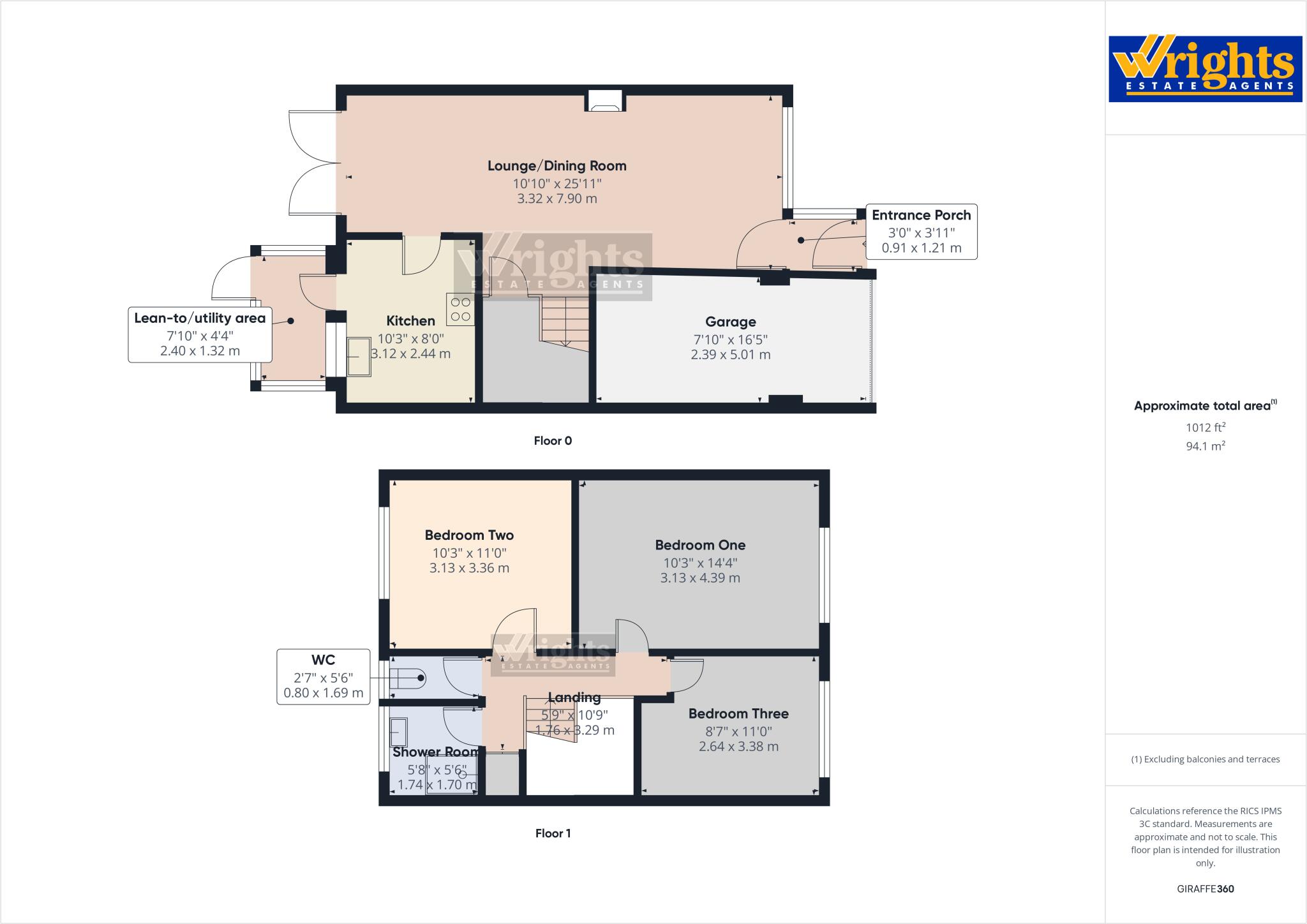 Blackbird Close, Poole, Dorset, BH17 floorplan
