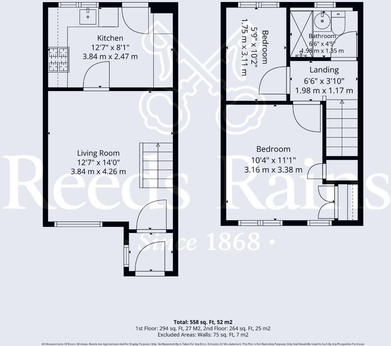Hazel Avenue, Evesham, Worcestershire, WR11 floorplan